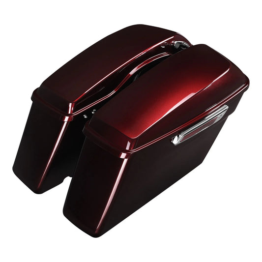 Hard Saddlebags Fit For Harley Touring Street Road Glide 2014-24 Twisted Cherry