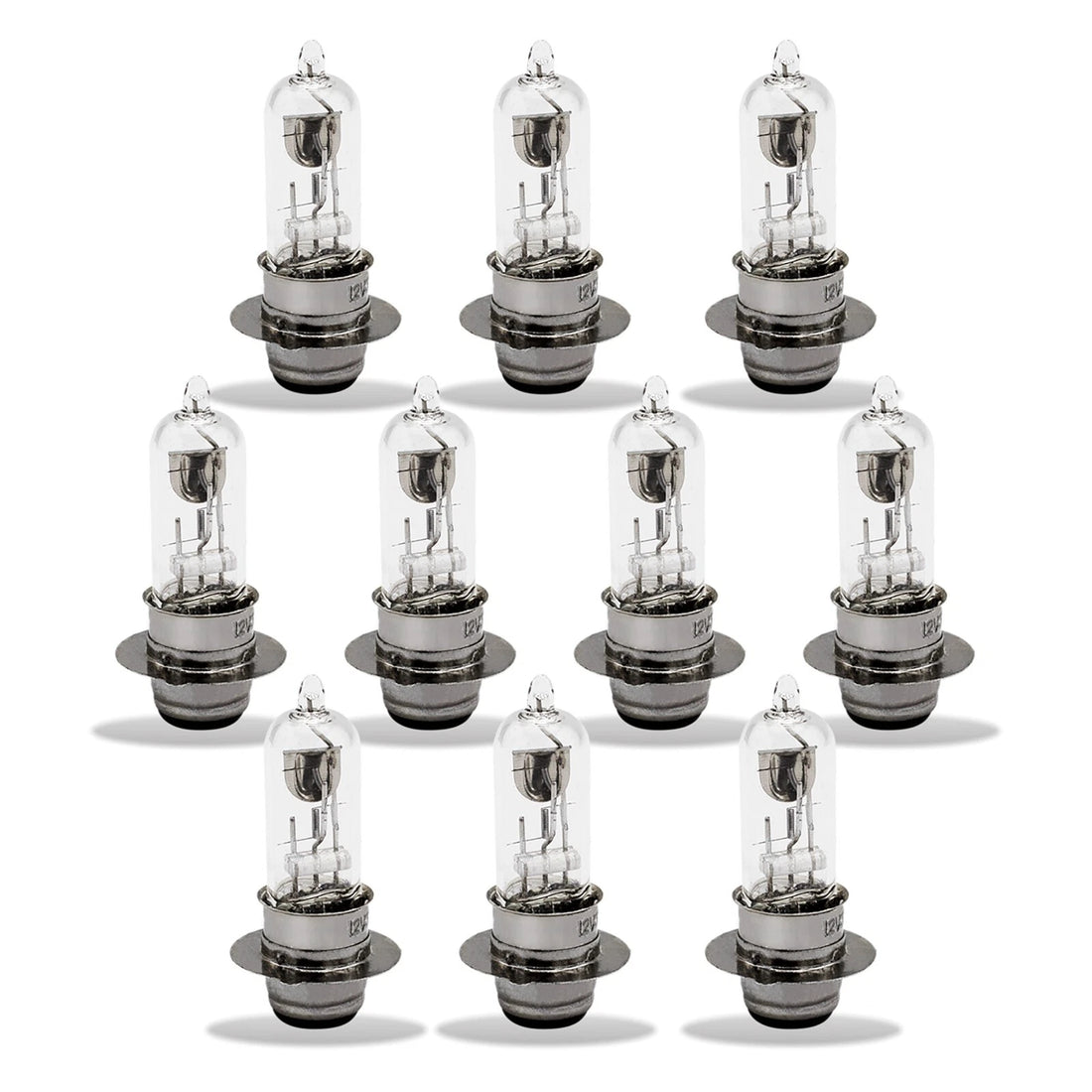 10 Bombillas Puntiagudas 12V 18/18W GY6 Scooter Chino DE 4 Tiempos TAOTAO Kazuma