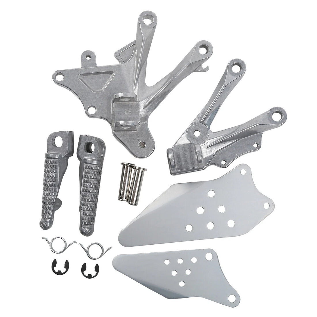 Front Footrest Footpeg Bracket Fit For Kawasaki ZX10R ZX 10R 2006-2010 2007 US