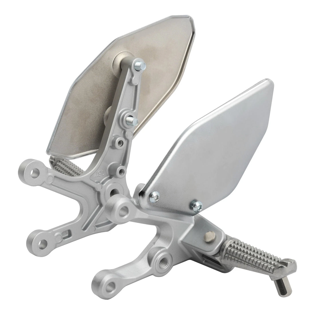 Front Driver Footrests Peg Bracket Fit For Yamaha Yzf R3 2015-2025 MT03 2016-25
