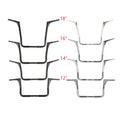 12/14/16/18" Rise Handlebar Fit for Harley Touring Bagger 1982-2024 Black/Chrome