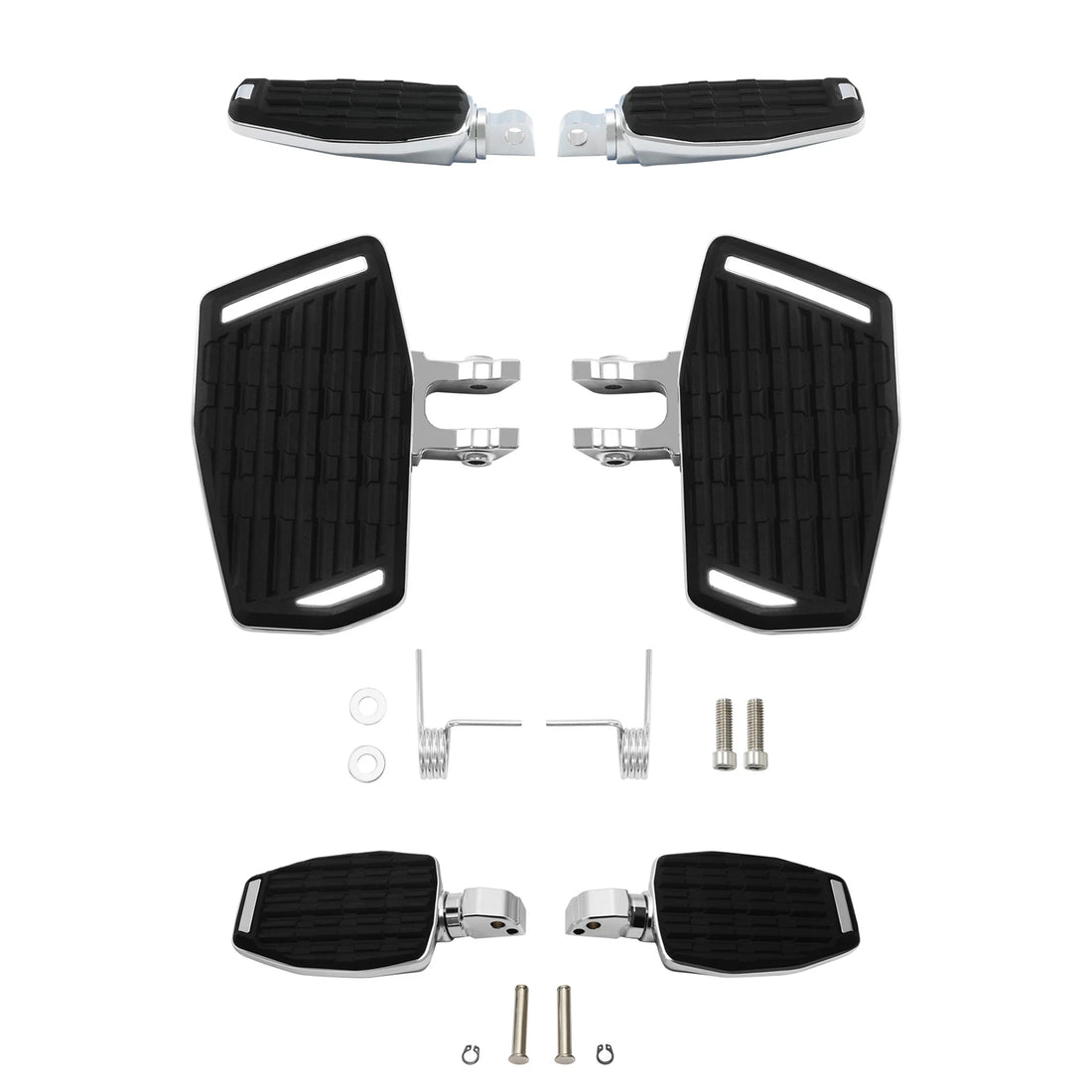 Driver Footboards Floorboard Passenger Footpegs Pegs Fit For BMW R18 B 2021-2024
