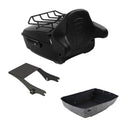 King Trunk Backrest Mount Rack Fit For Harley Touring Touring 97-2008