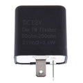 2 Pin Speed Adjustable LED Flasher Relay Motorcycle Turn Signal Indicator 12V
