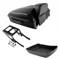 Chopped Trunk Backrest Mount Rack Fit For Harley Deluxe Heritage Classic 2018-26