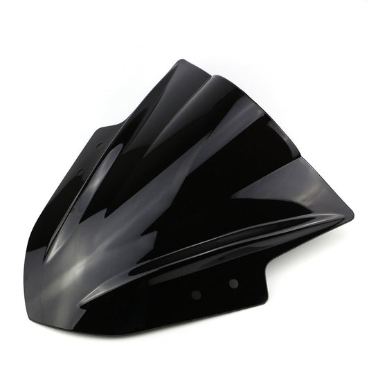 Black Motorcycle Windshield Windscreen For Kawasaki Ninja300 EX300 2013-2017