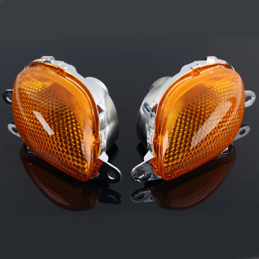Front Turn Signals Light Orange Lens Fit For Suzuki Hayabusa GSXR1300R 1999-2007