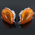 Front Turn Signals Light Orange Lens Fit For Suzuki Hayabusa GSXR1300R 1999-2007
