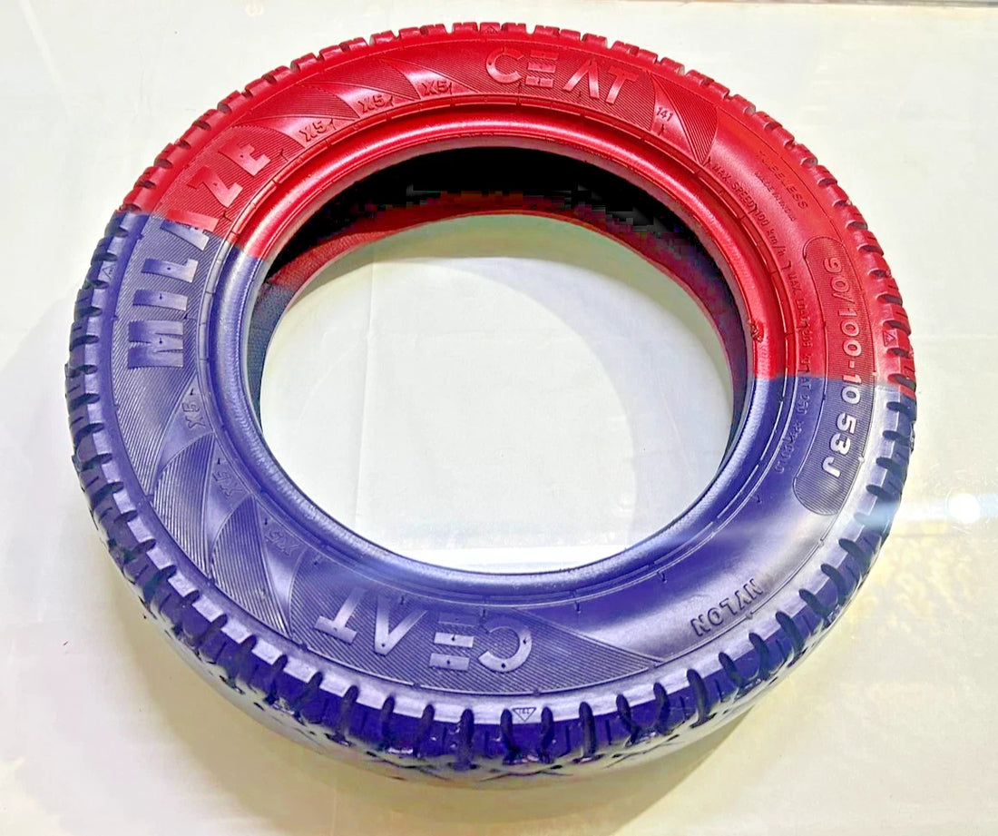 American Flag Colour Good Looking Decorative Tyre Fit For Home Garden Wall