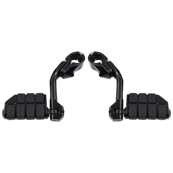 1-1/4" Highway Bar Engine Guard Long Angled Footpegs Fit For Harley Sportster XL