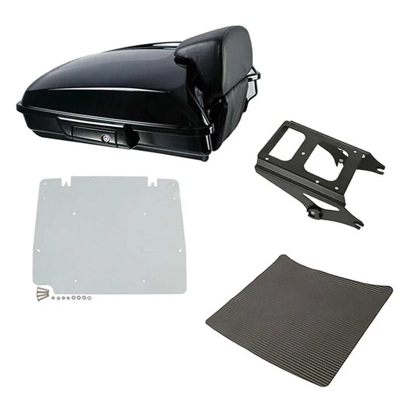 Razor Trunk Backrest Mount Plate Fit For Harley Touring Road King 09-13 12