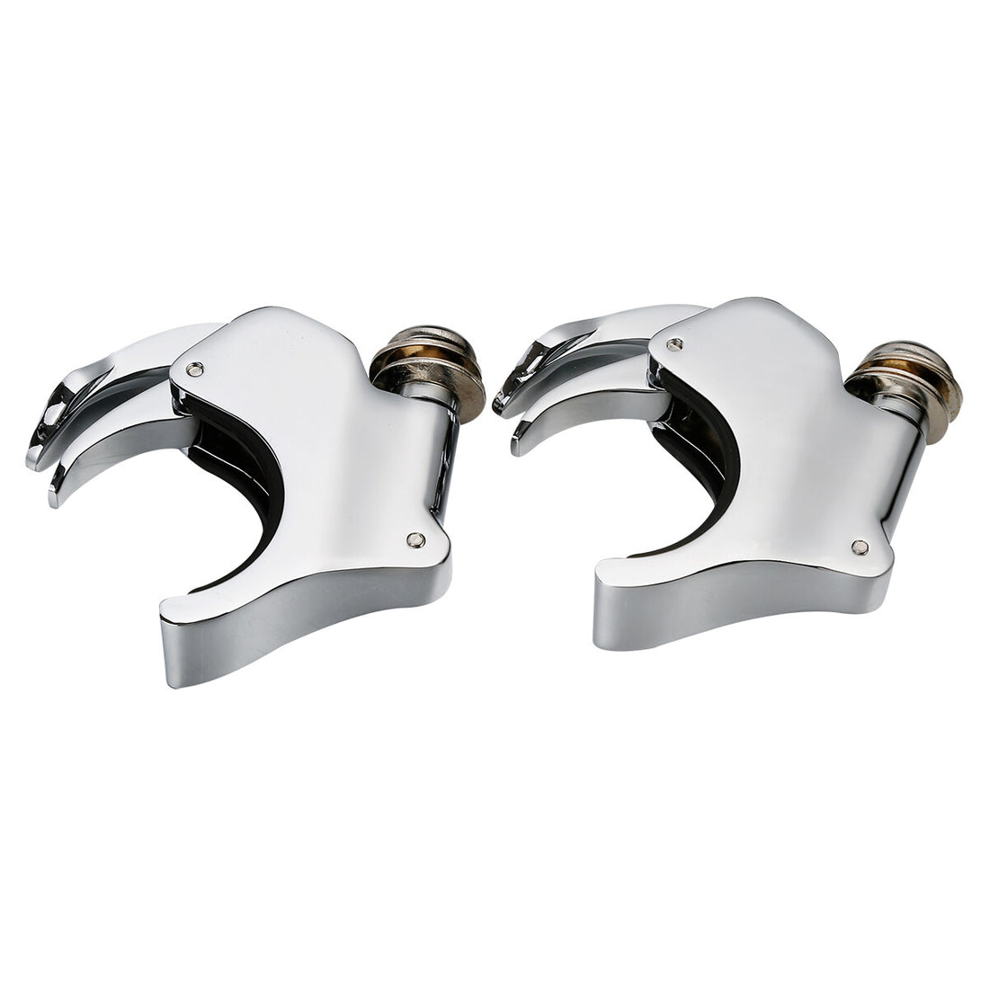 Chrome 49mm Windshield Clamps Fit For Harley Dyna 2006-2017 XL1200X 2016-2022 21