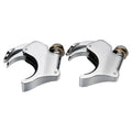 Chrome 49mm Windshield Clamps Fit For Harley Dyna 2006-2017 XL1200X 2016-2022 21