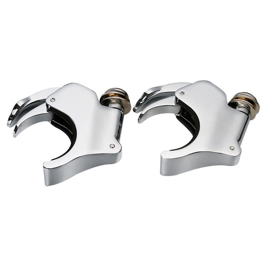 Chrome 49mm Windshield Clamps Fit For Harley Dyna 2006-2017 XL1200X 2016-2022 21
