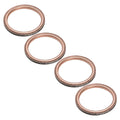 4PCS Exhaust Pipe Gasket For Yamaha SRX400 MT07 MT-07 MT03 MTGTS1000 FZS600