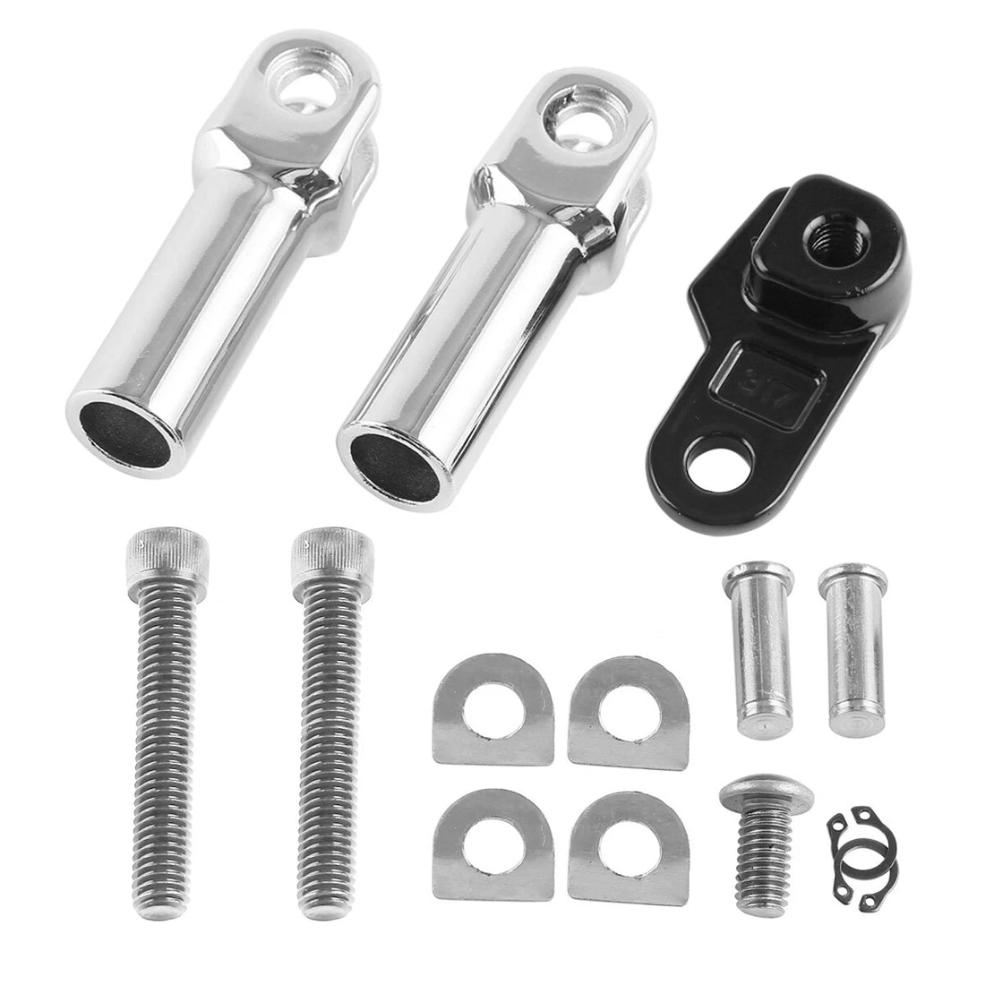 Chrome Rear Footpeg Clevis Mount Fit For Harley Softail Slim 12-17 Flstsb 08-11