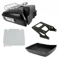 Chopped Trunk Backrest Luggage Mount Rack Plate Fit For Harley Touring 2014-2026