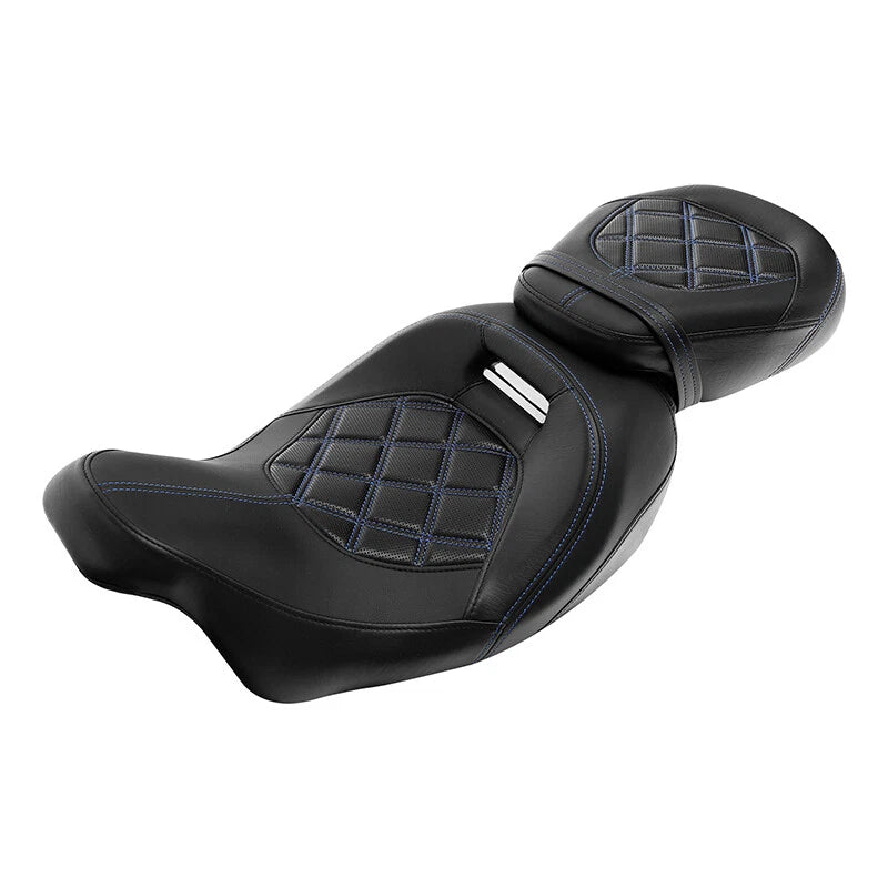 2-Up Driver Passenger Seat Fit For Harley Touring Road Electra Glide 2009-2023