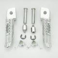 Motorcycle Front Footrest Footpegs For Suzuki GSXR600/750 2001-2014 Silver