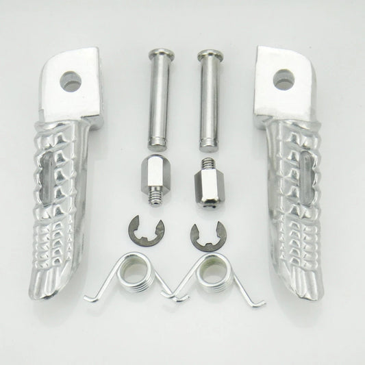 Motorcycle Front Footrest Footpegs For Suzuki GSXR600/750 2001-2014 Silver