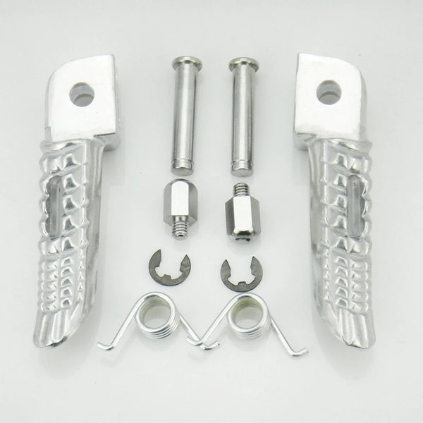 Motorcycle Front Footrest Footpegs For Suzuki GSXR600/750 2001-2014 Silver