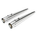4" Megaphone Slip On Dual Exhaust Pipes Fit For Harley Street Road Glide 1995-16