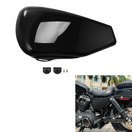 Left Battery Side Cover Fit For Harley Sportster XL 883 1200 2004-2013 12 Black