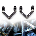 Black 28-41mm Adjustable Headlight Indicator Mounting Fork Bracket For Honda