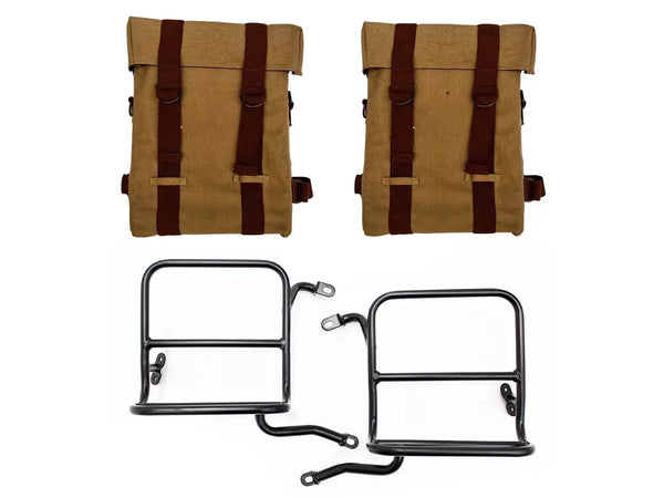 Fit For Royal Enfield Sand Classic 350 500 Military Pannier With Fitting Frame