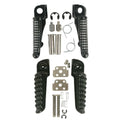 Front Rear Driver Passenger Footpegs Footrest Fit For Kawasaki Ninja ZX10R 04-13