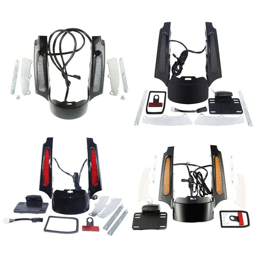 Rear Fender Fascia LED Light Fit For Harley Touring Road Electra Glide 2009-2013