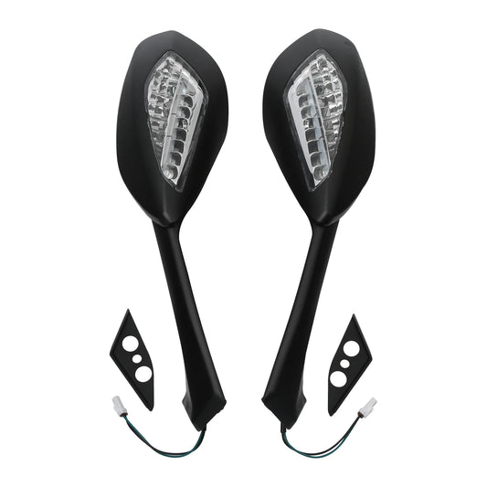 Rear-View Mirrors LED Turn Signals Fit For Ducati Panigale V4 2018-2021 2018 20