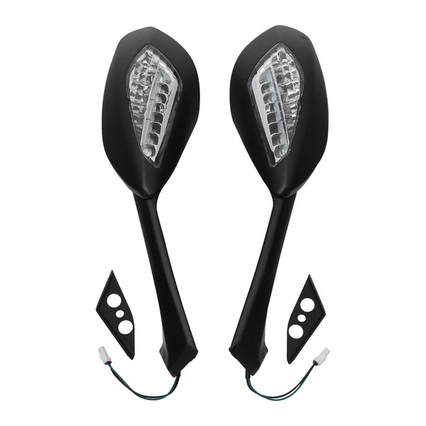 Rear-View Mirrors LED Turn Signals Fit For Ducati Panigale V4 2018-2021 2018 20