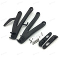 New Honda CBR600RR F5 Black Rear Passenger Foot Pegs Bracket Fit For 2007-2023