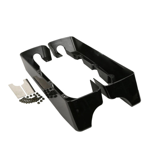 4" Hard Stretched Saddlebags Extension Fit For Harley Electra Street 1994-2013