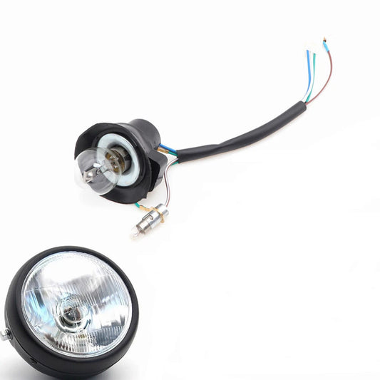 12V 35W BA20d Bulb Halogen Lamp Headlight Lamp Bulb Holder For Honda GN125 CG125