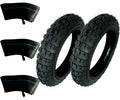 2) HD Tires And 3) Tubes Size 2.50-10 2.50X10 For Yamaha PW50 PW-50 PW 50 50CC