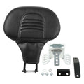 Black Driver Rider Backrest Pad Fit For Harley Touring Electra Road Glide 09-25