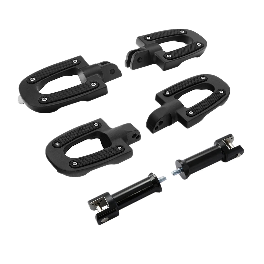 Driver Passenger Footpegs W/ Bracket Fit For Harley Low Rider Fat Bob 2018-2025