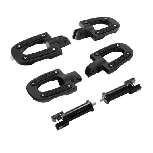 Driver Passenger Footpegs W/ Bracket Fit For Harley Low Rider Fat Bob 2018-2025