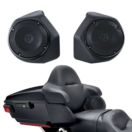 King Trunk 6.5'' Rear Speakers Pods Fit For Harley Touring Electra Glide 14-25