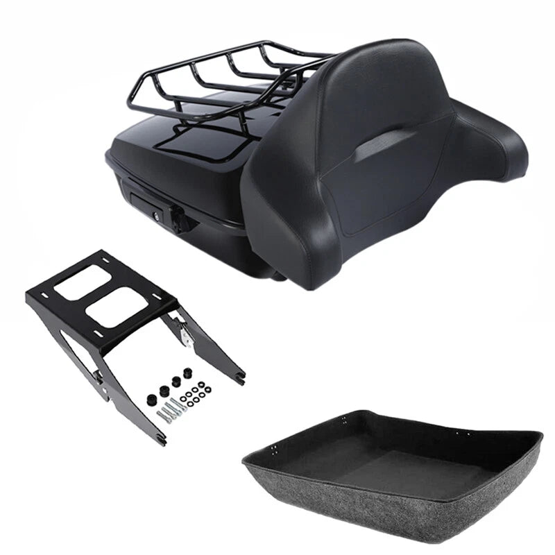 Chopped Trunk Pad Two Up Mount Fit For Harley Sport Glide 2018-21