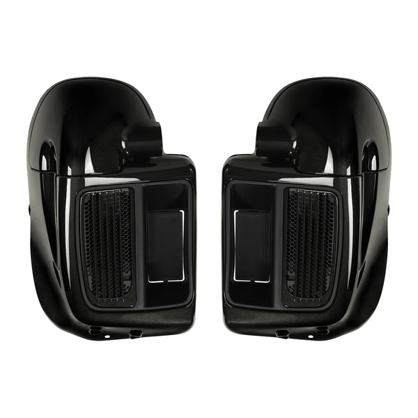 Lower Vented Fairings Fit For Harley Electra Street Glide 2014-2024 Black Quartz