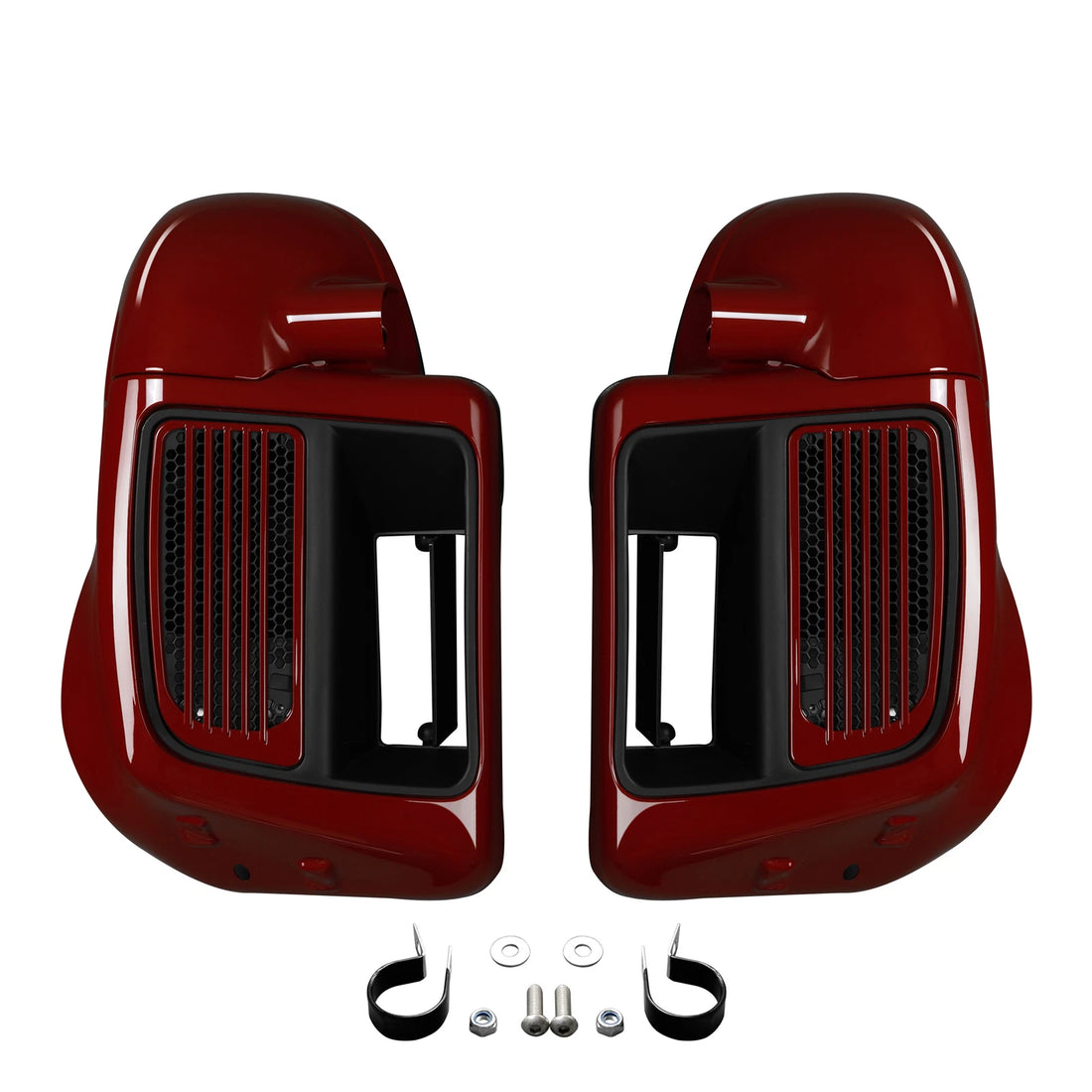 Lower Vented Fairings Fit For Harley Electra Street Glide 2014-2024 Billiard Red