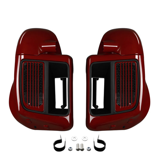Lower Vented Fairings Fit For Harley Electra Street Glide 2014-2024 Billiard Red