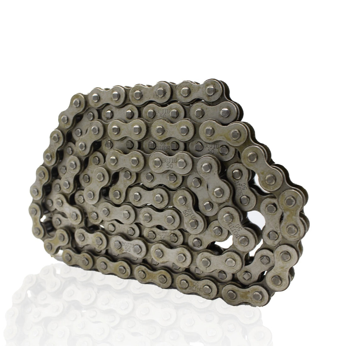 5 Feet of #50 Riveted Roller Chain 5/8" Pitch 1 Connecting Link 5FT