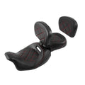 Low-Profile Driver Passenger Seat & Backrest Pad Fit For Harley Touring 09-23