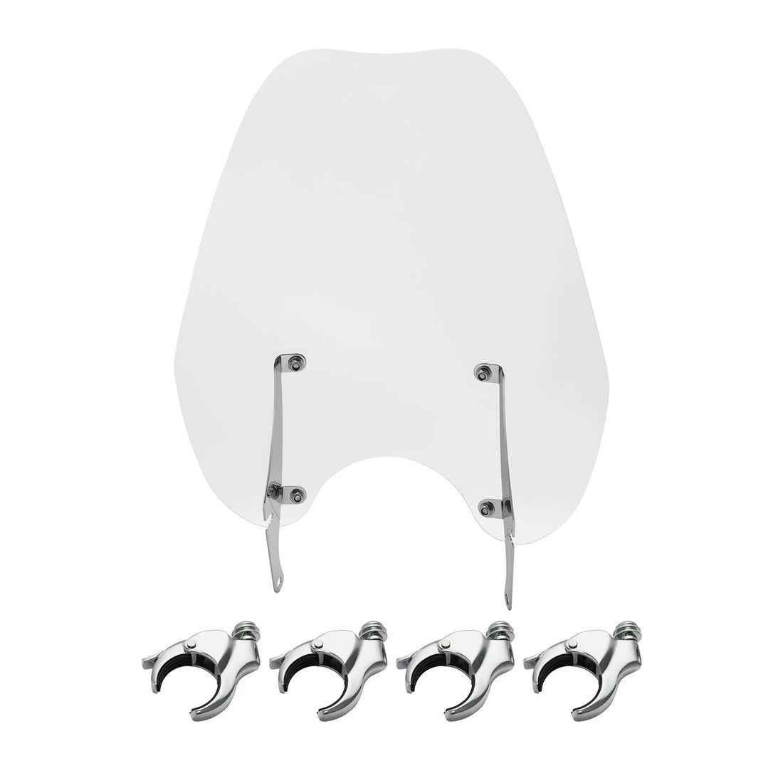 49mm Clamps Detachable Quick Release Windshield Fit For Harley Street Bob 18-25
