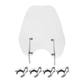 49mm Clamps Detachable Quick Release Windshield Fit For Harley Street Bob 18-25