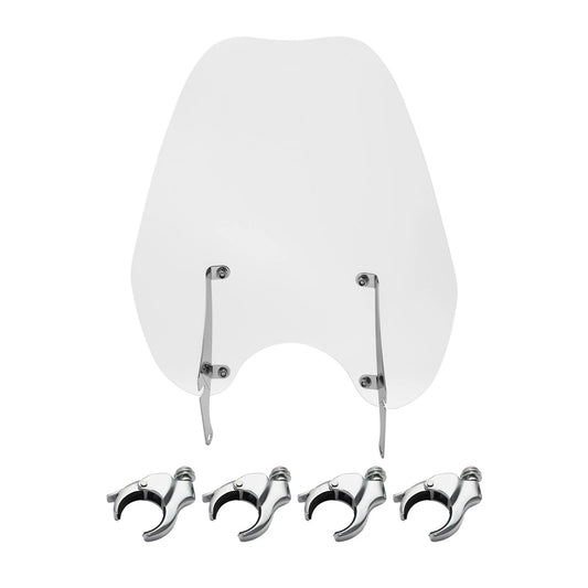 49mm Clamps Detachable Quick Release Windshield Fit For Harley Street Bob 18-25